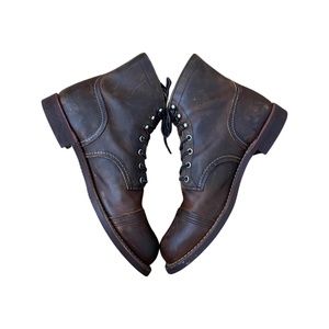 RED WING IRON RANGER BOOTS-Made in USA
